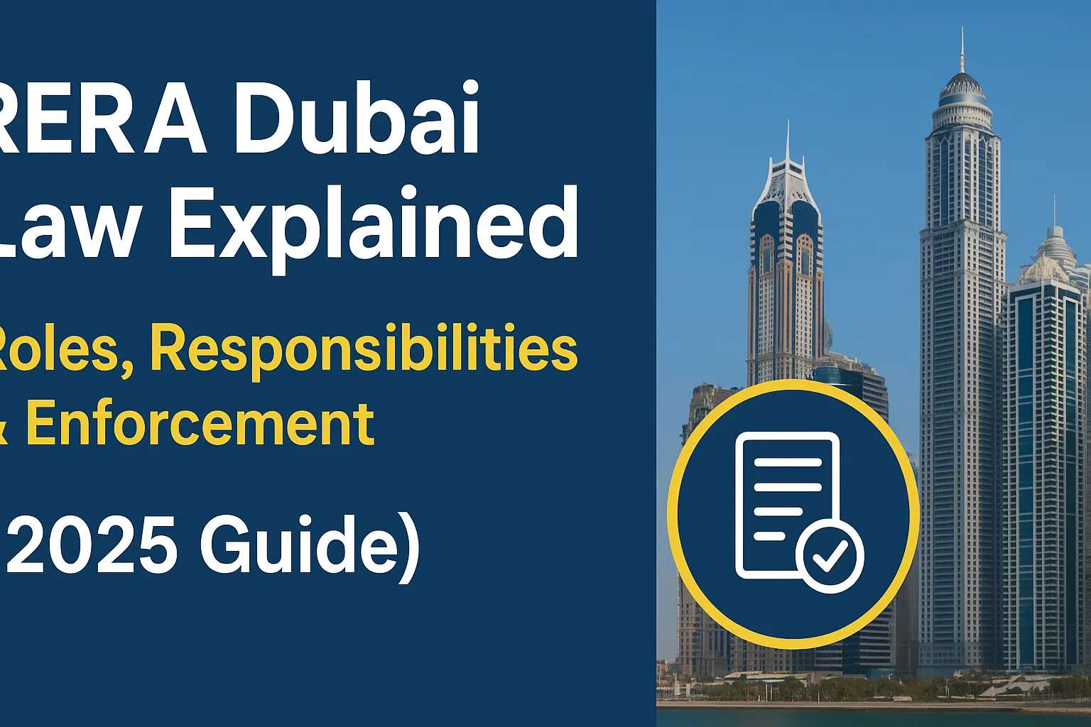RERA Dubai Law 2025 Explained: Roles, Responsibilities & Enforcement Guide